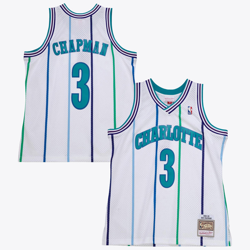 Charlotte Hornets Rex Chapman 1988 Authentic Jersey - White