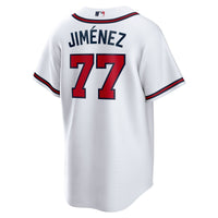 Atlanta Braves Joe Jiménez White Home Replica Player Jersey