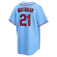 St. Louis Cardinals Lars Nootbaar Light Blue Alternate Replica Jersey