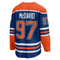 Edmonton Oilers Connor McDavid Royal Home Breakaway Jersey