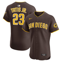 San Diego Padres Fernando Tatis Jr. Brown Road Elite Jersey