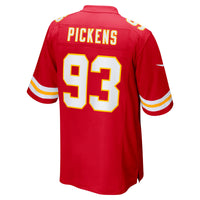 Kansas City Chiefs Zacch Pickens Red Team Game Jersey