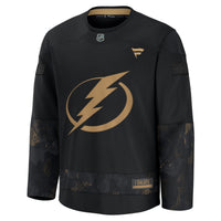 Tampa Bay Lightning Black 2024 Military Appreciation Practice Jersey