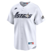 Houston Astros Craig Biggio White Throwback Cooperstown Collection Limited Jersey