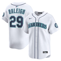 Seattle Mariners Cal Raleigh White Home Limited Player Jersey