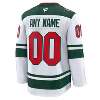 Minnesota Wild White Away Premium Custom Jersey