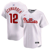 Philadelphia Phillies Kyle Schwarber White Home Limited Player Jersey