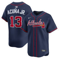 Atlanta Braves Ronald Acuña Jr. Navy Alternate Limited Jersey