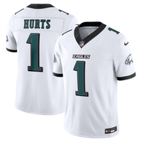 Philadelphia Eagles Jalen Hurts White Vapor F.U.S.E. Stitched Limited Jersey
