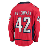 Washington Capitals Martin Fehervary Red Home Breakaway Player Jersey