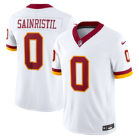 Washington Commanders Mike Sainristil White Vapor F.U.S.E. Stitched Limited Jersey