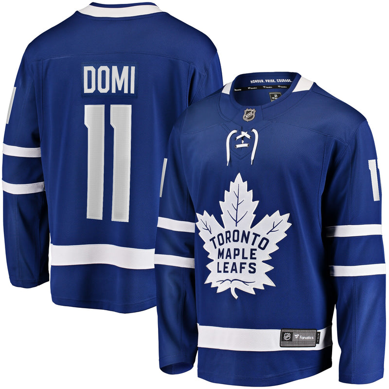 Toronto Maple Leafs Max Domi Blue Home Breakaway Jersey