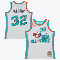 NBA Karl Malone 1996 All-Star Swingman Authentic Jersey - White