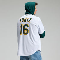 Athletics Nick Kurtz White Home Replica Player Jersey