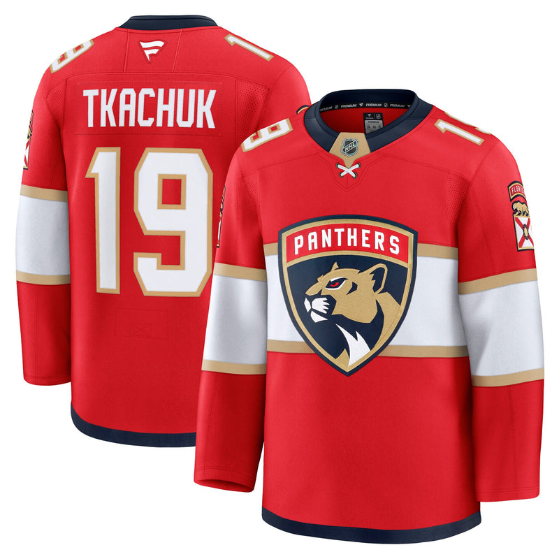 Florida Panthers Matthew Tkachuk Red Home Premium Jersey