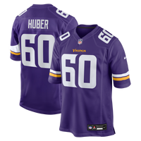 Minnesota Vikings Joe Huber Purple Team Game Jersey