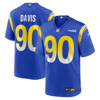 Los Angeles Rams Tyler Davis Royal Team Game Jersey