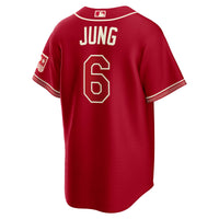 Texas Rangers Josh Jung Red 2026 City Connect Stadium Jersey