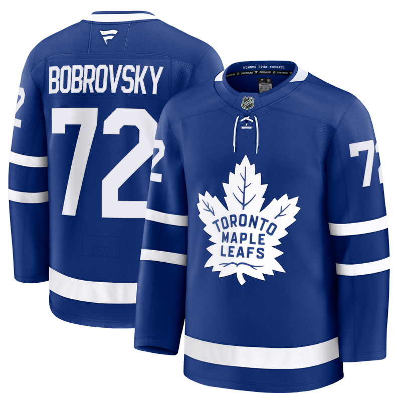 Toronto Maple Leafs Sergei Bobrovsky Blue Home Premium Jersey