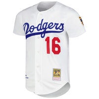 Los Angeles Dodgers Hideo Nomo White Cooperstown Collection Authentic Jersey