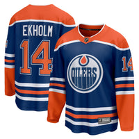 Edmonton Oilers Mattias Ekholm Royal Home Breakaway Jersey