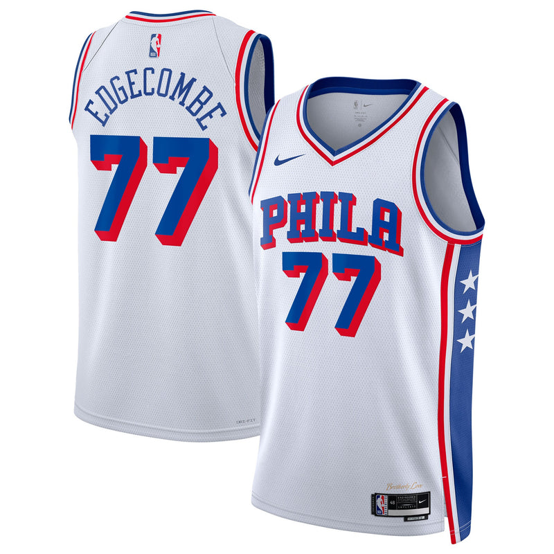Philadelphia 76ers Association Edition Swingman Jersey - White - VJ Edgecombe