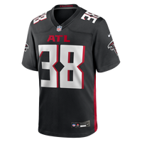 Atlanta Falcons Nathan Carter Black Team Game Jersey