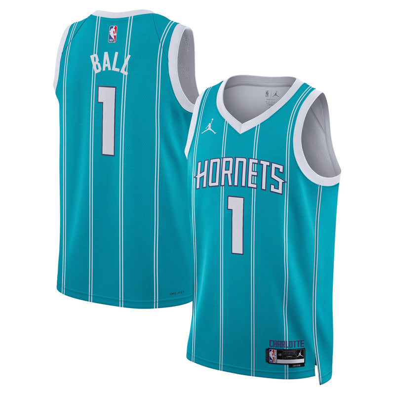 Charlotte Hornets Icon Edition Swingman Jersey - Teal - LaMelo Ball