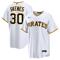 Pittsburgh Pirates Paul Skenes White Home Replica Jersey