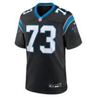 Carolina Panthers Rashard Lawrence Black Game Jersey