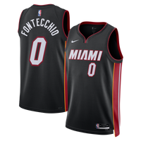 Miami Heat Icon Edition Swingman Jersey - Black - Simone Fontecchio