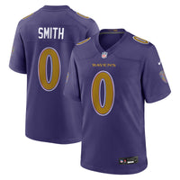 Baltimore Ravens Roquan Smith Purple Alternate Game Jersey