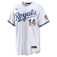 Fourth of July Kansas City Royals Jac Caglianone White USA 250 Stadium Jersey