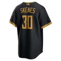 Pittsburgh Pirates Paul Skenes Black 2026 City Connect Stadium Jersey