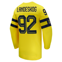 Sweden Hockey Gabriel Landeskog Yellow 2026 Away Replica Jersey
