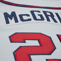 Atlanta Braves Fred McGriff Gray 1995 Throwback Authentic Jersey