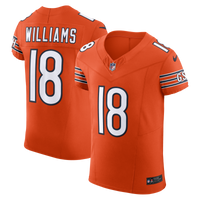 Chicago Bears Caleb Williams Orange Alternate Vapor F.U.S.E. Elite Jersey