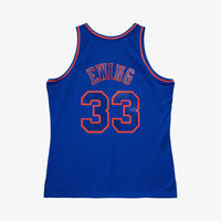 New York Knicks Patrick Ewing 1996 Swingman Authentic Jersey - Royal Blue