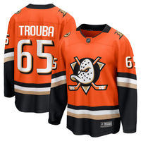 Anaheim Ducks Jacob Trouba Orange Home Breakaway Player Jersey