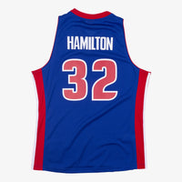 Detroit Pistons Richard Hamilton 2003 Swingman Authentic Jersey - Royal Blue