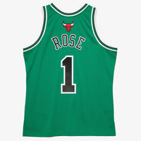Chicago Bulls St Patrick's Day Swingman Jersey Derrick Rose 2008-09