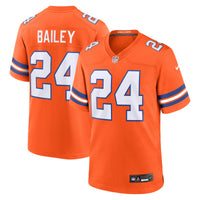 Denver Broncos Champ Bailey Orange Retired Player Alternate Game Jersey