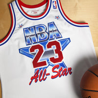 NBA All-Star East Michael Jordan 1991 Authentic Jersey - White
