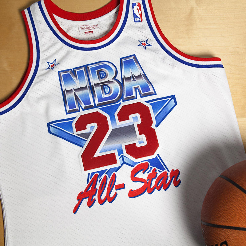 NBA All-Star East Michael Jordan 1991 Authentic Jersey - White