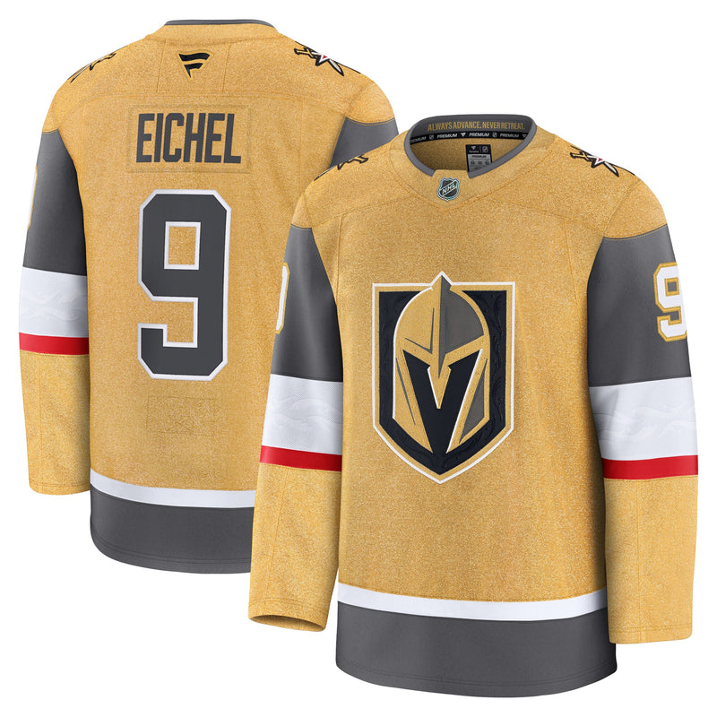 Vegas Golden Knights Jack Eichel Gold Home Premium Jersey