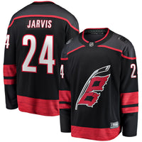 Carolina Hurricanes Seth Jarvis Black Home Breakaway Jersey