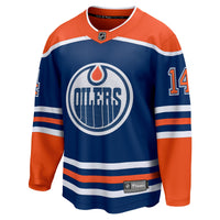 Edmonton Oilers Mattias Ekholm Royal Home Breakaway Jersey