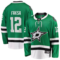 Dallas Stars Radek Faksa Kelly Green Home Breakaway Jersey