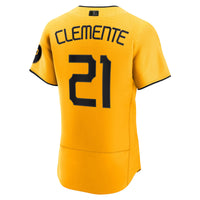 Pittsburgh Pirates Roberto Clemente Gold City Connect Authentic Player Jersey