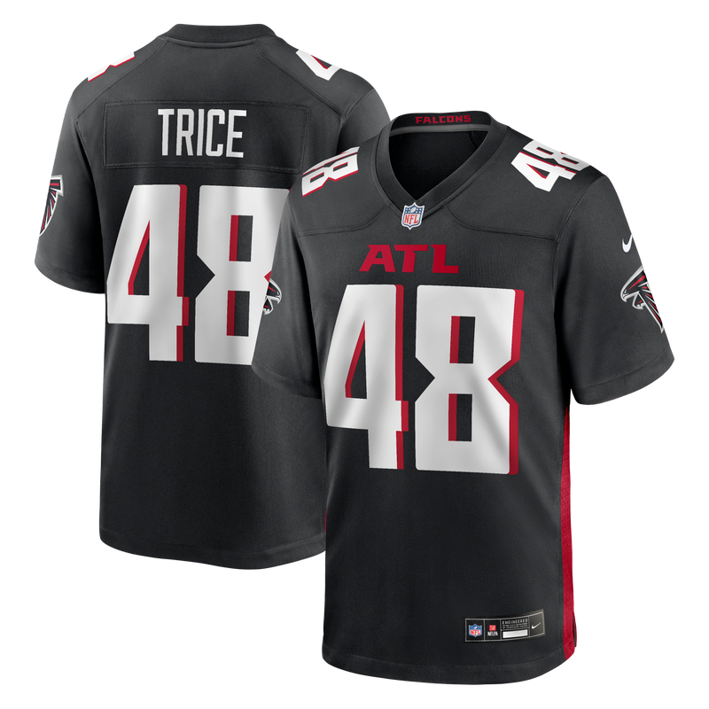 Atlanta Falcons Bralen Trice Black Team Game Jersey